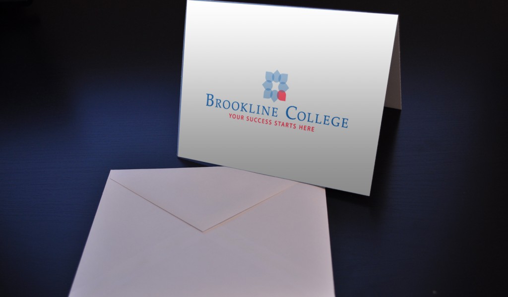 Brookline College Greeting Card by Liquis Design