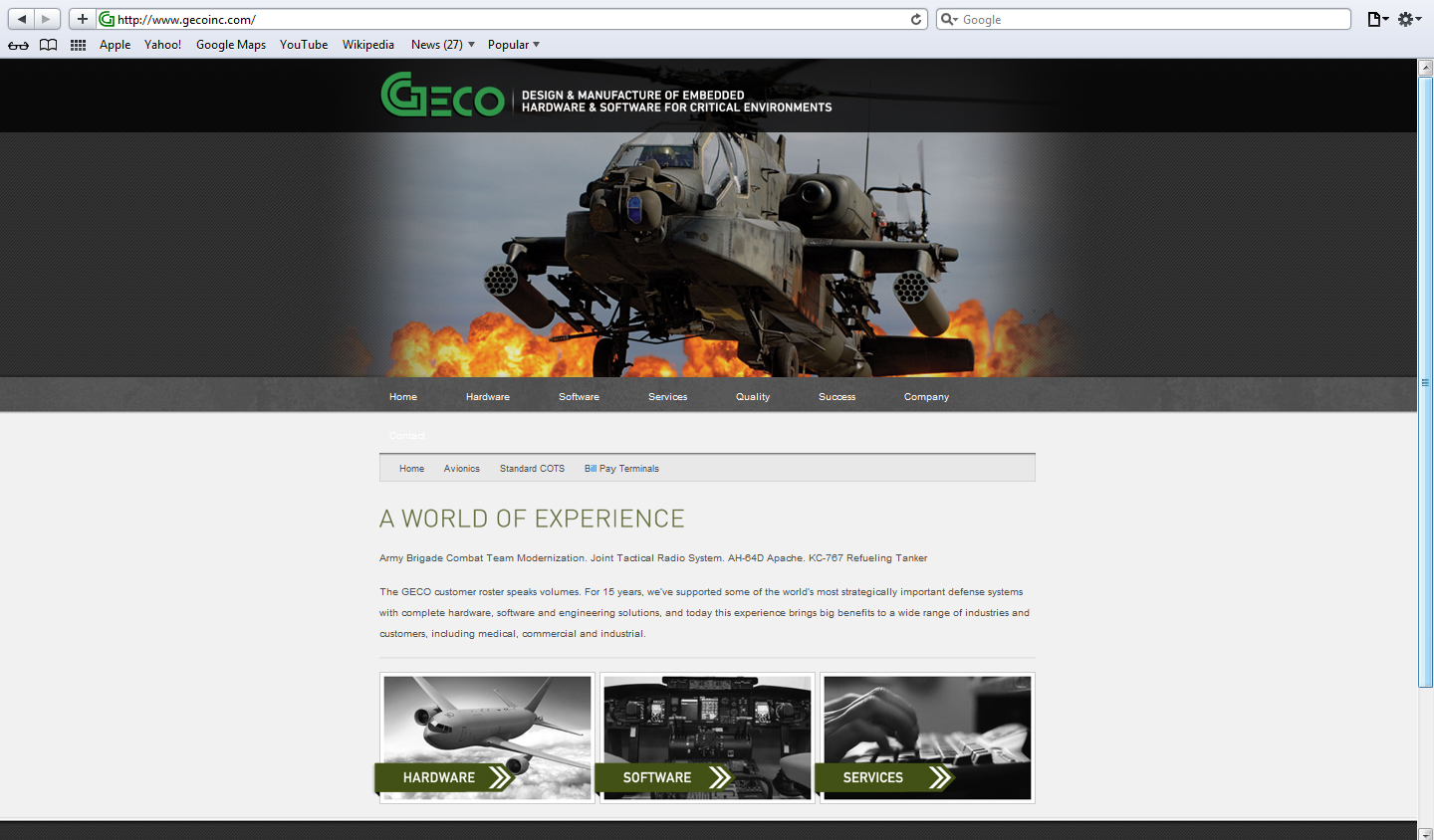 GECO Website by Liquis Design