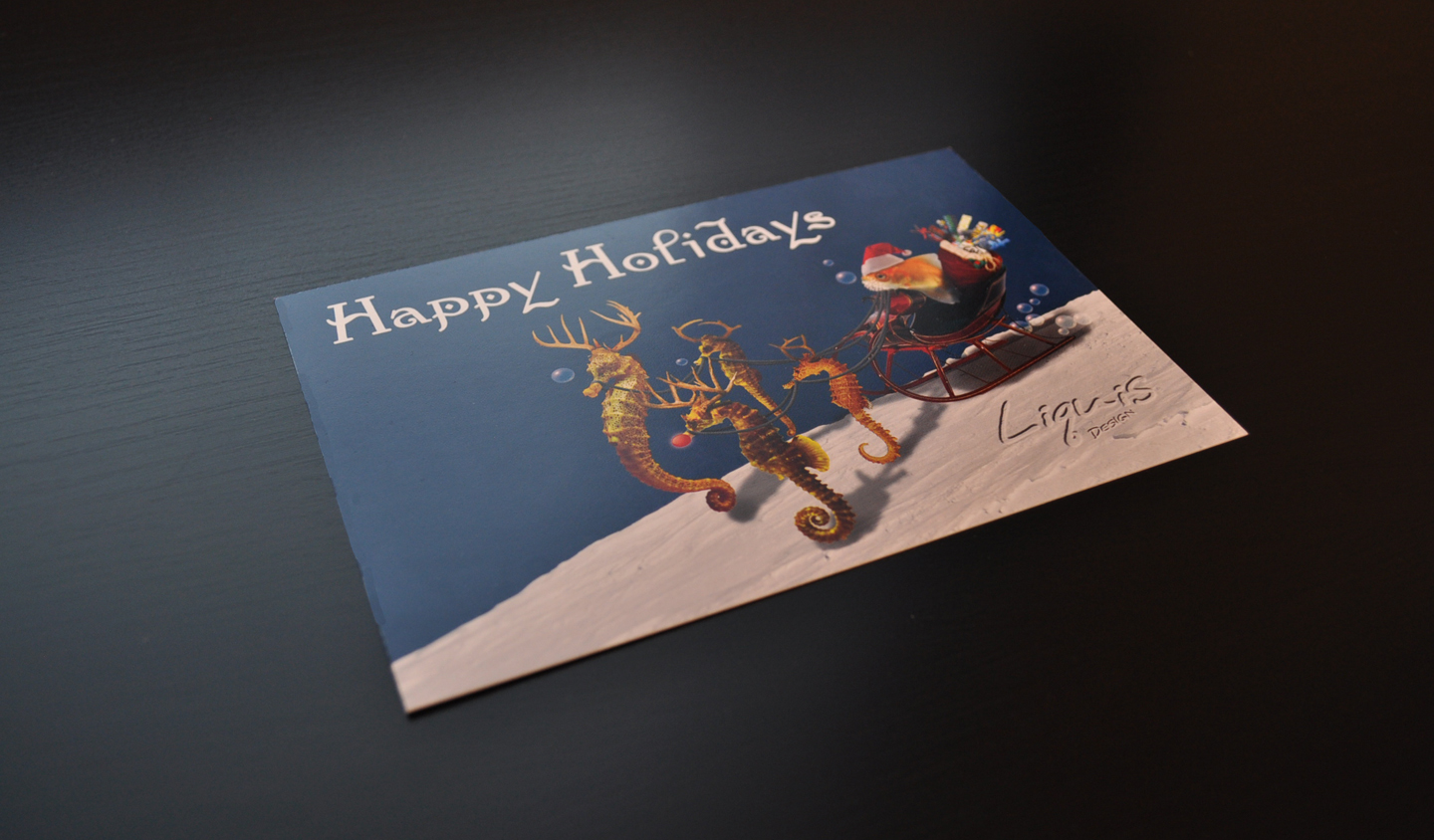 Liquis Design Holiday Post Card
