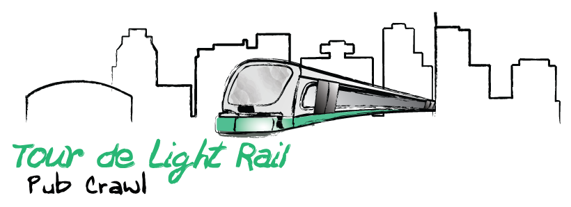 Tour de Light Rail Illustration by Liquis Design