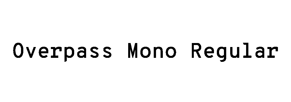 overpassmonoregular